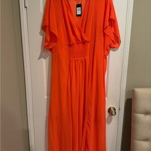 Orange Maxi Dress